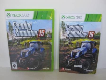 Farming Simulator 15 (CASE & MANUAL ONLY) - Xbox 360
